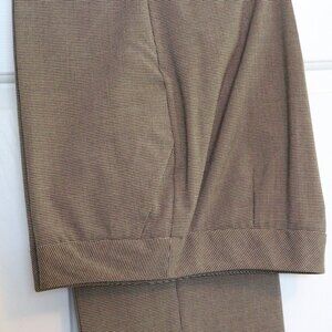 Investments Women's Size 14S Tan Dress Pants Straight Leg Flat Front Pockets
